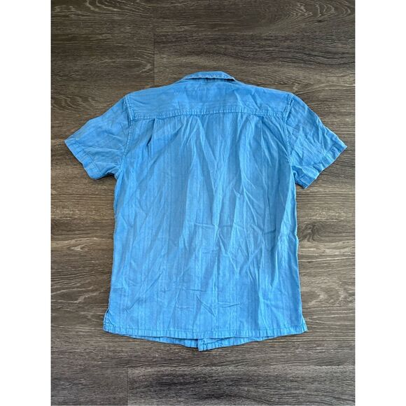 NWT Chubbies The Biscuits and Navy Jacquard Sunday Shirt Size Small - Picture 3 of 8